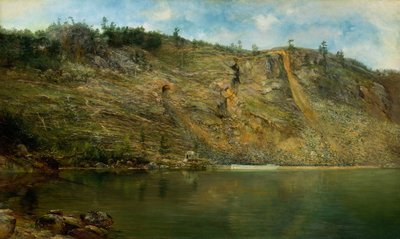 La mina de hierro, Port Henry, Nueva York de Homer Dodge Martin